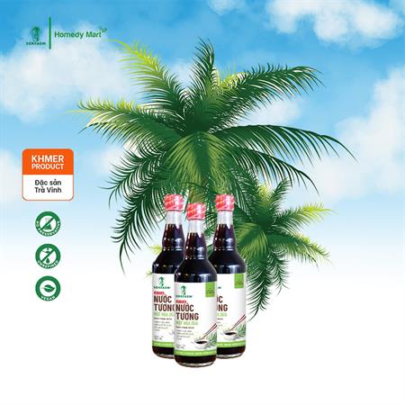 Nước Tương Mật Hoa Dừa SOKFARM Chai 500ml